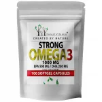 Toidulisand FOREST VITAMIN Strong Omega-3, 100 kapslit, EPA ja DHA s&uuml;damele, ajule, immuuns&uuml;steemile
