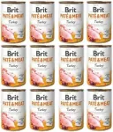 BRIT Pate & Meat koerakonserv kalkunilihaga, 12 x 400 g
