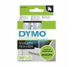 Dymo S0720500 liimiga lint, 12 mm x 7 m, l&auml;bipaistev, must tr&uuml;kk