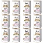 BRIT MONO koerakonservid j&auml;neselihaga, 12 x 400 g, &uuml;hevalk