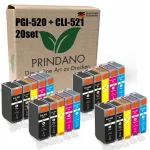 Canon PGI-520, CLI-521 tindikassetid, 20 tk, sobivad Pixma IP3600, IP4700, MP620, MP630, MP640