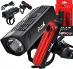 PROX AERO jalgratta tulede komplekt esituled 400Lm + tagatuled 10Lm USB
