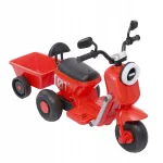 Laste elektriauto, 6V 4A, punane, tagumise kastiga
