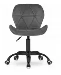 Hall sametiline kontoritool SWIVEL jalatoega