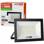 LED prožektor 50W SuperLED must 4500 lm IP65 4000K
