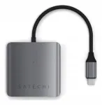 USB-C jagaja Satechi, 4 &uuml;hendust, PD, 100W, 10Gbps, hall