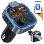 Auto Bluetooth FM saatja, 3x USB adapter, MP3 laadija