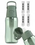 Dafi Solid 0,5 l veefiltriga pudel, salvei toon, 4 filtriga