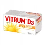 Vitamiin D3 Vitrum 1000 IU kapslid, 60 tk