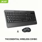 Traadita klaviatuur ACER OKR257 ja hiir OMR266, must, 2,4 GHz