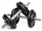 Reguleeritav raudvalss-hantlite komplekt Griffin 2x10 kg, kokku 20 kg