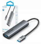 Vention 5in1 USB-jaotur, USB-A, USB 3.0, alumiiniumkorpusega, 0,15 m