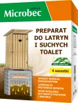 Tualettruumi ja kuivk&auml;imla hooldusvahend MICROBEC, 4 x 30 g