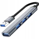 USB jagaja, 4 pesa: 1x USB 3.0, 3x USB 2.0, lame