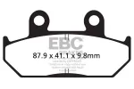 Piduriklotsid EBCFA124/2 HONDA XRV 650 AFRICA