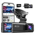 REDTIGER F7NP 4K s&otilde;idukaamera GPS WiFi tagumise kaameraga, Night Vision, 128GB
