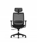 Ergonoomiline kontoritool Flexispot BS4, must, 3D k&auml;etugede ja v&otilde;rgustusega