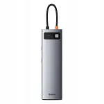 USB-C jaotur Baseus Metal Gleam 11in1, 3 x USB 3.2 Gen 1 5Gb