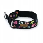 Handmade Colorful Paws koera kaelarihm, 4 cm, suurus M