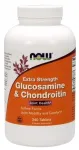 NOW FOODS Glucosamine Chondroitin Extra Strength 750/600 mg toidulisand, 240 tabletti