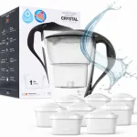 Dafi Crystal LED musta veefiltri kann 8 Unimax kassettidega