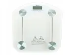 Vannitoa elektroonilised klaasist kaalud LCD 180kg 100g 1517