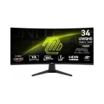 MSI MAG 346CQ m&auml;ngumonitor 3440 x 1440 (UWQHD) 180 Hz