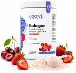 H&uuml;drol&uuml;&uuml;situd kollageen I ja III t&uuml;&uuml;pi, kirsi ja maasika maitsega, 660g, Osavi