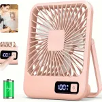 Kaasaskantav USB ventilaator, 1200 mAh, sobib kontorisse, koju ja reisimiseks