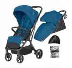 Kerge vanker Carrello Nova CRL-5524, kuni 22 kg lastele, vihmakaitsega