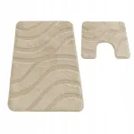 Symphony Beige vannitoa mattide komplekt, 50x80 cm ja 40 cm