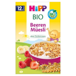 Orgaaniline HiPP kaerapuder maasikate ja vaarikatega, alates 12 kuud, 200 g