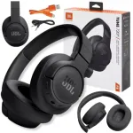 Juhtmevabad k&otilde;rvaklapid JBL TUNE 720 BT, mustad, Bluetooth, &uuml;le k&otilde;rvade