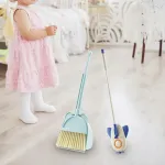 Laste puhastuskomplekt tolmuharja ja k&uuml;hvliga, sinine