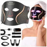 N&auml;o LED mask, 7 v&auml;rvi valgusravi, fotonravi, koduseks kasutamiseks