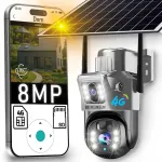 V&auml;line p&ouml;&ouml;rlev p&auml;ikeseenergia kaamera AOV SIM 4G LTE-ga