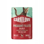 Carnilove m&auml;rg kassitoit faasanifilee želees, 85 g