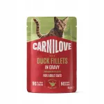 Carnilove m&auml;rg kassitoit pardifilee kastmes, 85 g