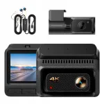 DDPAI Z60 Master 4K HDR salvestusseade + 2K tagakaamera + kaablite paigalduskomplekt