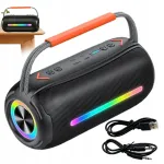 Kaasaskantav Bluetooth k&otilde;lar 20W, IPX6, RGB valgustus, DSP, 10-tunnine aku, must