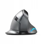Juhtmevaba vertikaalne hiir, 730 mAh, USB-C, Bluetooth, 2.4G