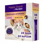 Kassidele m&otilde;eldud FELIWAY Happy Snack Mix l&otilde;&otilde;gastav suupiste, 48 x 15 g