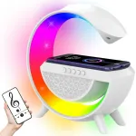 LED lamp RGB valgustuse, k&otilde;lari ja juhtmevaba laadijaga