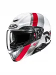 Motojalgratturi kiiver HJC RPHA 91 Fensh valge-punane, suurus M
