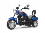 Laste elektriline mootorratas CHOPPER, 6V, kolme rattaga, sinine