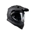 Motorratturi kiiver ROXAR ADV Dual Offroad, matt must, 3XL