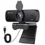 Arvuti 4K v&otilde;rgu veebikaamera SONY mikrofoniga, USB, Mac ja Skype &uuml;hilduv