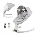 Automaatne kiik KINDERKRAFT TULSY, puldiga ja Bluetooth, hall