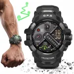 FitbyMed X-RAPTOR nutikell, AMOLED-ekraan, GPS, veekindel, suur aku