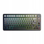Juhtmevaba m&auml;nguriklaviatuur AULA S75 PRO STAR VECTOR, must-hall